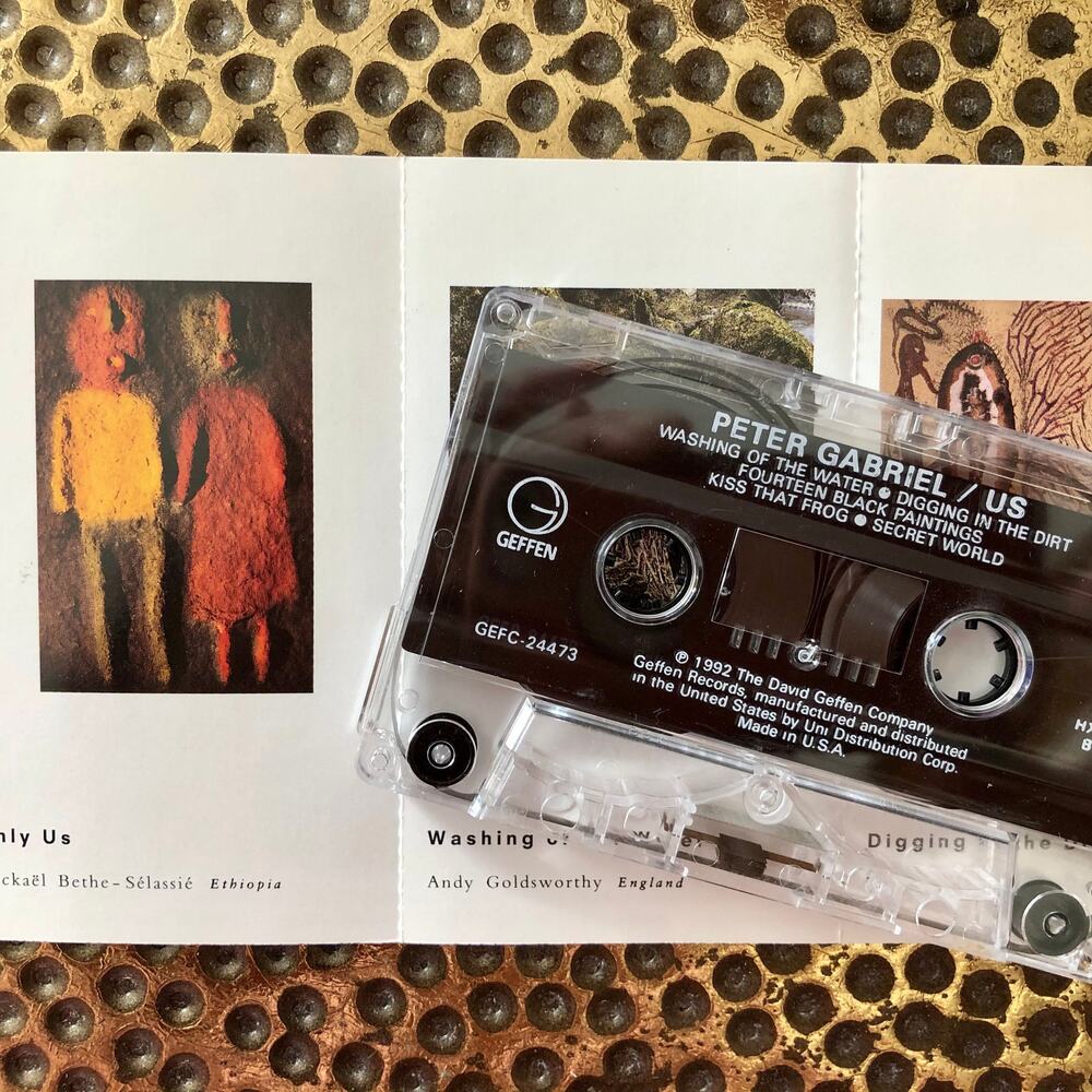 1992 Peter Gabriel, US, Cassette Tape, Album, World Music Vintage Music